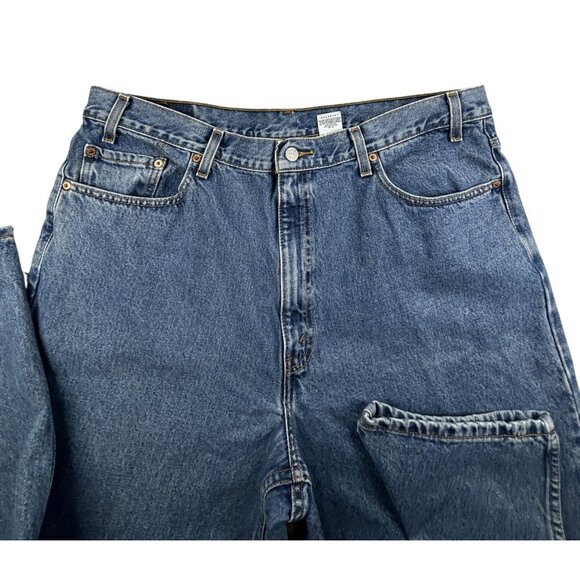 Levi's 550 Relaxed Fit Jeans Men's W42 L30 Blue Denim 100% Cotton  Baggy Y2K - Picture 2 of 7